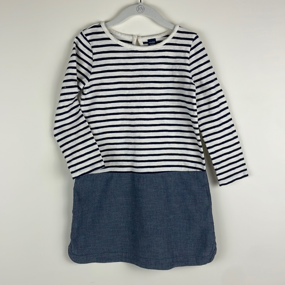Baby gap girls striped dress size 5
